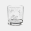 Modern 10oz Rocks Glass with Wraparound Print – Premium Tempered Barware