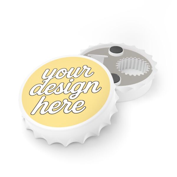 Colorful Magnetic Bottle Opener — Dual-Action Cap-Shaped Bar Tool