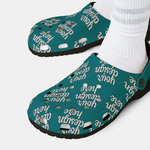 All-Over Print Foam Clogs — Lightweight Anti-Slip Casual Shoes