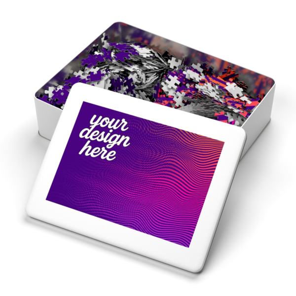Jigsaw Puzzle with Tin — Gloss Finish, Multiple Piece Counts and Sizes