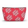 T-Bottom Accessory Pouch — Durable Polyester Travel Cosmetic & Pencil Case
