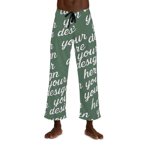 Men's All-Over Print Pajama Pants — Cozy Soft Polyester Lounge Pants