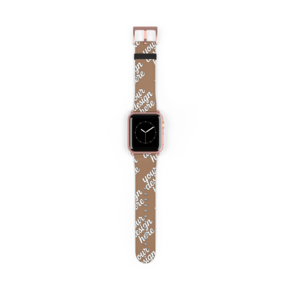 Stylish Faux Leather Apple Watch Band — Replacement Strap