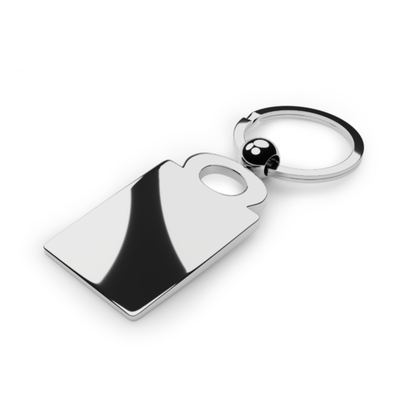 Rectangle Photo Keyring – Glossy Memory Keychain
