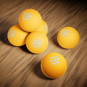 Ping Pong Balls (6-Pack) — Durable 1.57" Table Tennis Balls
