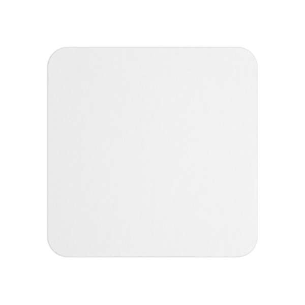Matte Hardboard Drink Coasters — 50 or 100-Pack (4"×4")