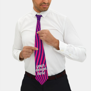 Satin Polyester Necktie — Vibrant Statement Tie