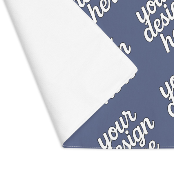 Cotton Twill Placemat — Elegant One-Sided Dining Accent for Holidays & Family Gatherings (18×14)