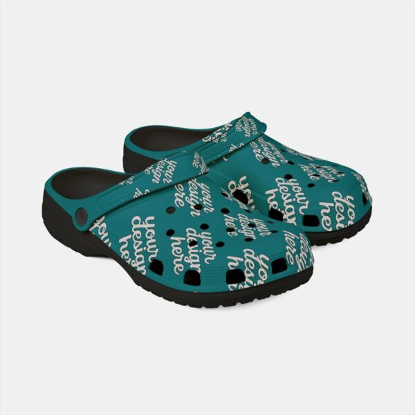 All-Over Print Foam Clogs — Lightweight Anti-Slip Casual Shoes