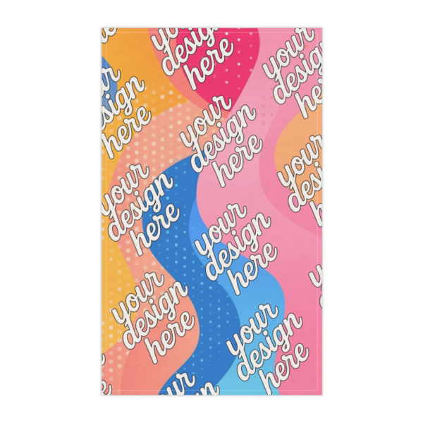 Kitchen Tea Towel — Colorful Cotton/Poly Kitchen Towels for Baking & Housewarming Gift