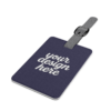 Saffiano Polyester Luggage Tag — Personalized Rectangle Travel ID