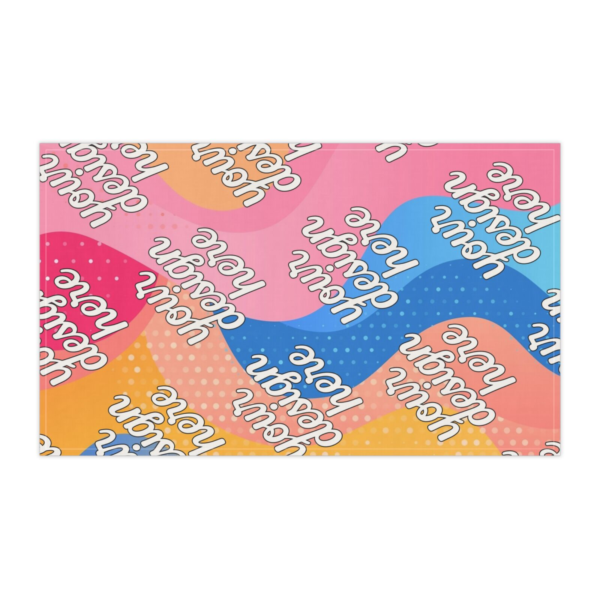 Kitchen Tea Towel — Colorful Cotton/Poly Kitchen Towels for Baking & Housewarming Gift