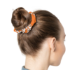 Vibrant All-Over Print Scrunchie — Durable Polyester Jersey Hair Tie