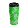 Stainless Steel Travel Mug — 15oz Leak‑Proof Insulated Coffee & Tea Tumbler