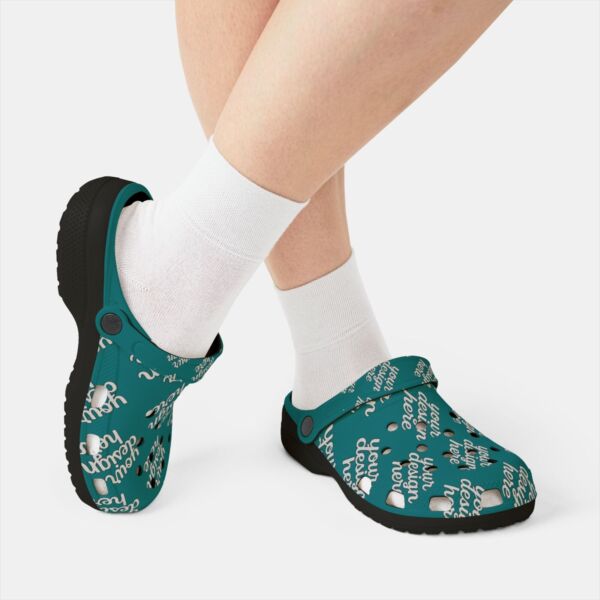 All-Over Print Foam Clogs — Lightweight Anti-Slip Casual Shoes