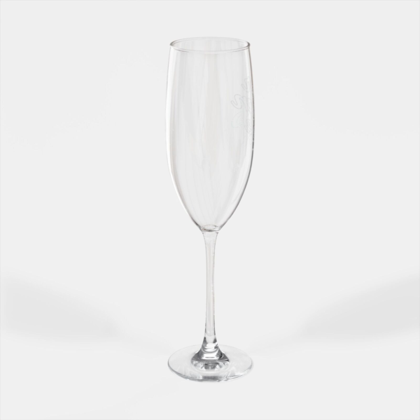 Engraved 8oz Champagne Glass — Personalized Wedding & Anniversary Toasting Flute