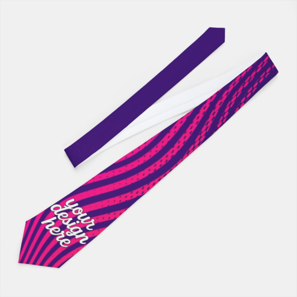 Satin Polyester Necktie — Vibrant Statement Tie