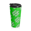Stainless Steel Travel Mug — 15oz Leak‑Proof Insulated Coffee & Tea Tumbler