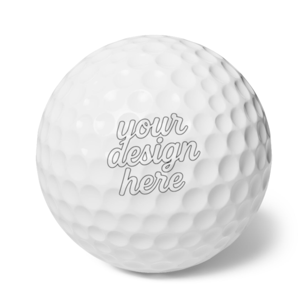 Customizable 6-Pack Golf Balls — Durable Surlyn Performance Balls