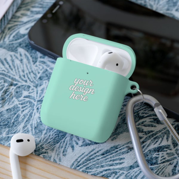 AirPods Case Cover — Protective Colorful Cover with Carabiner (Fits AirPods & AirPods Pro)