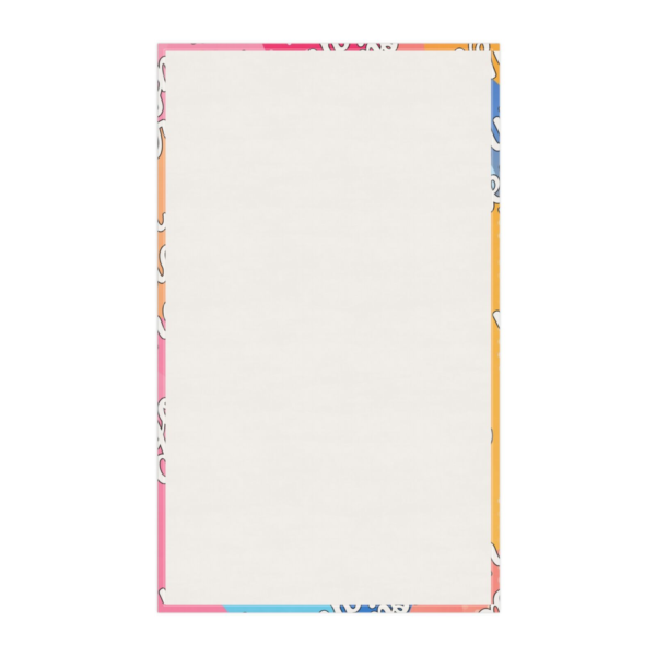 Kitchen Tea Towel — Colorful Cotton/Poly Kitchen Towels for Baking & Housewarming Gift