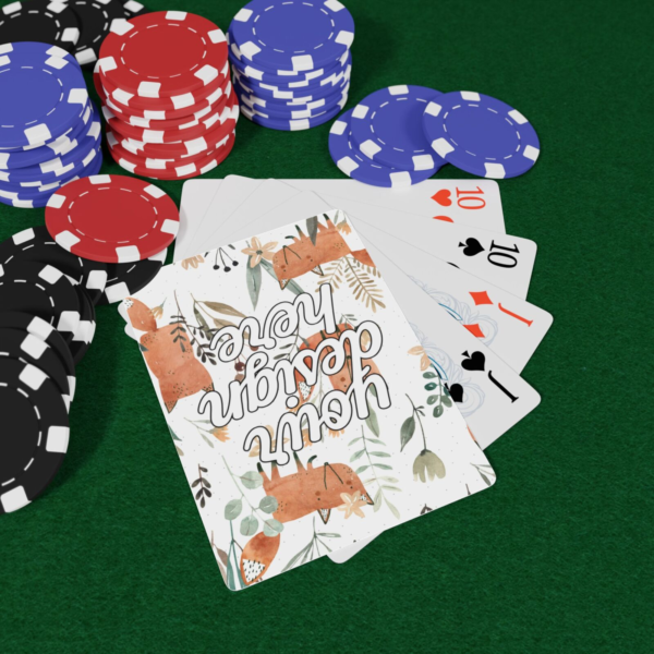 Playing Cards — 300gsm Premium Deck with Acrylic Box