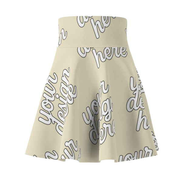 Women's Skater Skirt — High-Rise Stretch AOP Skirt for Casual, Festival & Summer Wear