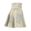 Women's Skater Skirt — High-Rise Stretch AOP Skirt for Casual, Festival & Summer Wear