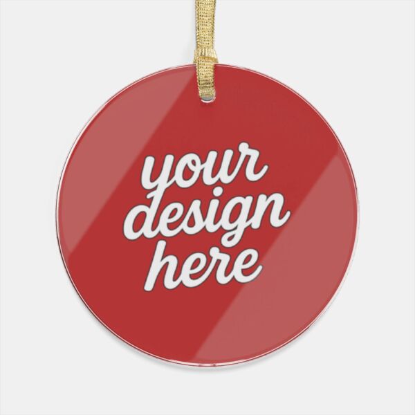 12982734707624102194_2048_custom.jpeg Personalized Glossy Acrylic Ornament — Elegant Holiday & Keepsake Decoration