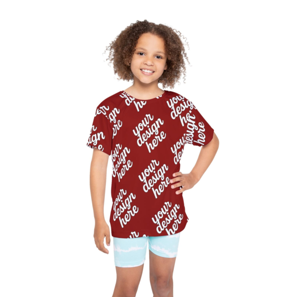 Kids Sports Jersey — Youth Athletic Game Day Jersey (Moisture-Wicking, Bright Colors)