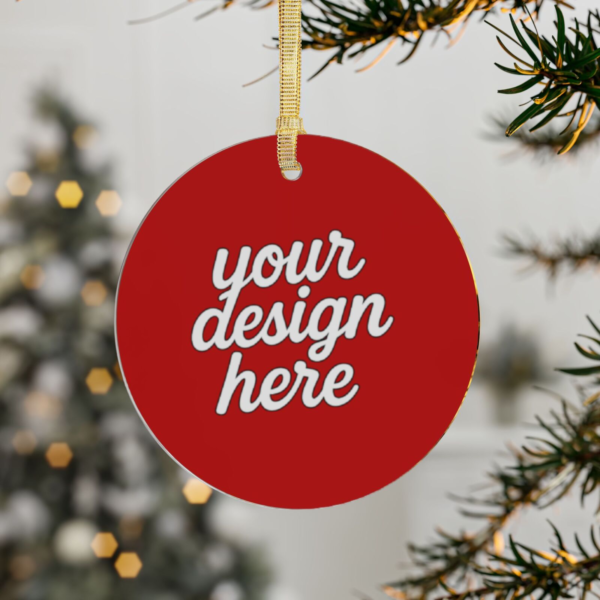 632051568027729876_2048.webp Personalized Glossy Acrylic Ornament — Elegant Holiday & Keepsake Decoration