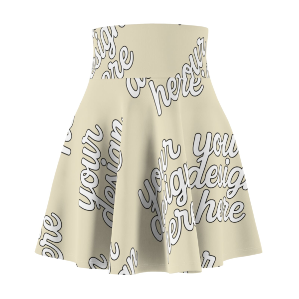 Women's Skater Skirt — High-Rise Stretch AOP Skirt for Casual, Festival & Summer Wear