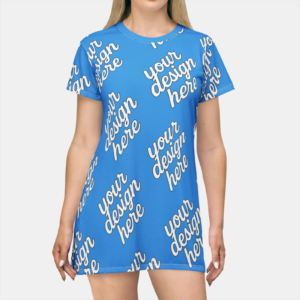All-Over-Print T-Shirt Dress — Fun Printed AOP Summer Dress